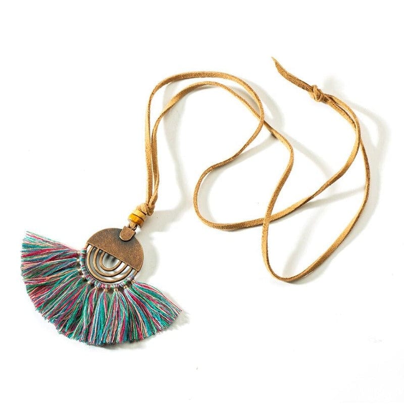 Collier Bohème en Macramé Éclatant Esprit Macramé