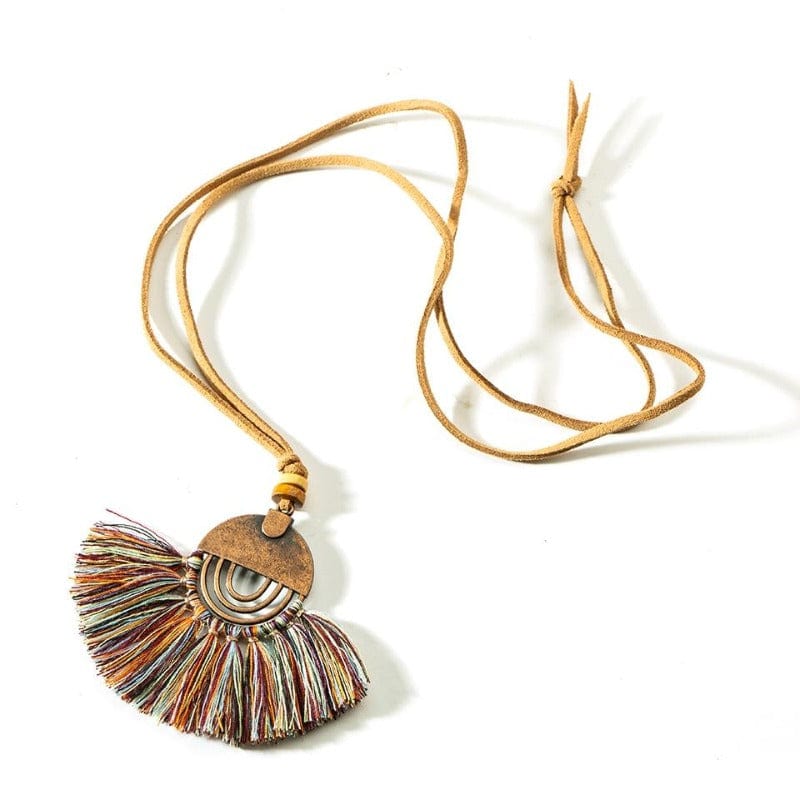 Collier Bohème en Macramé Éclatant Esprit Macramé