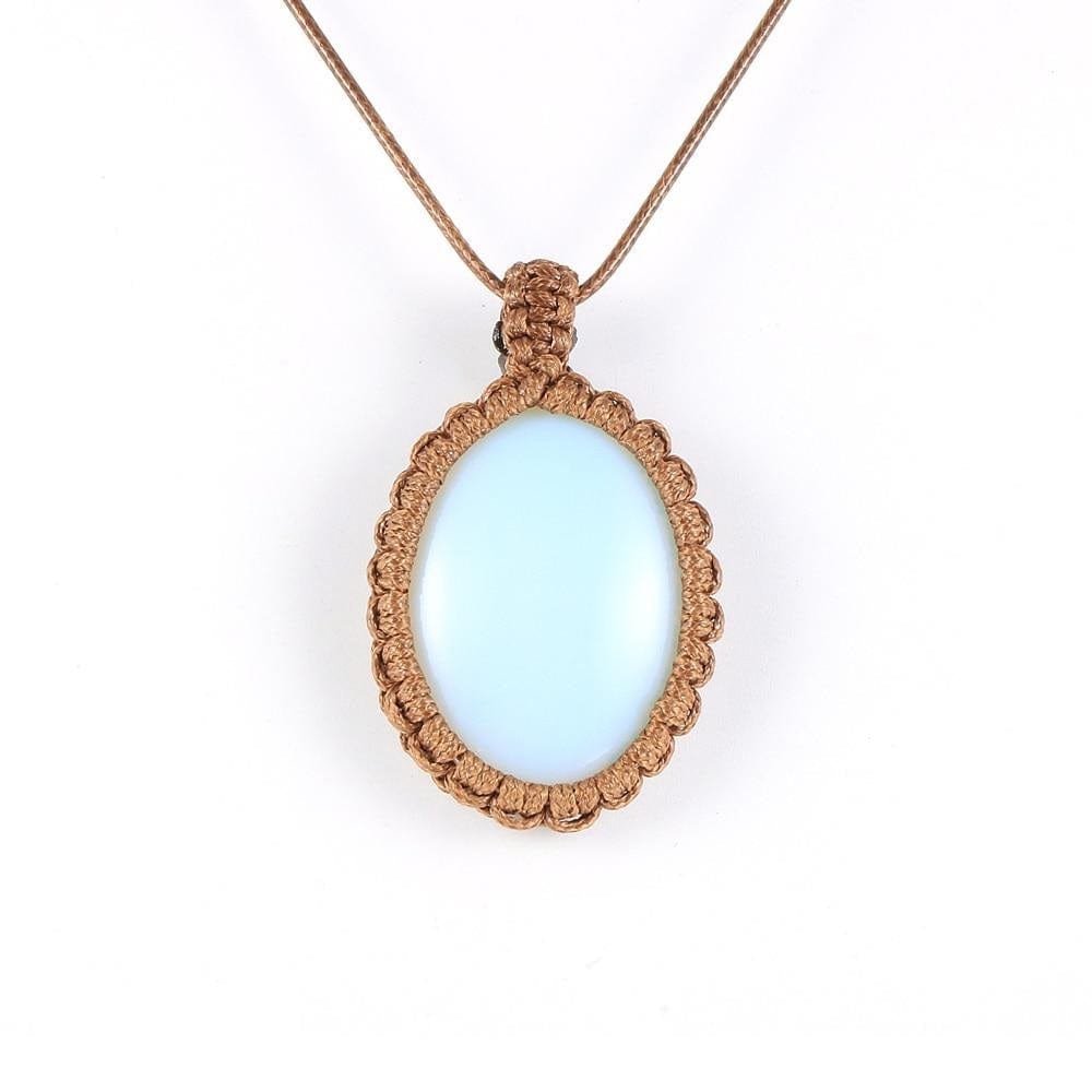 Collier Macramé Éclat de Pierre Esprit Macramé