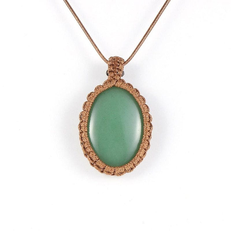 Collier Macramé Éclat de Pierre Esprit Macramé