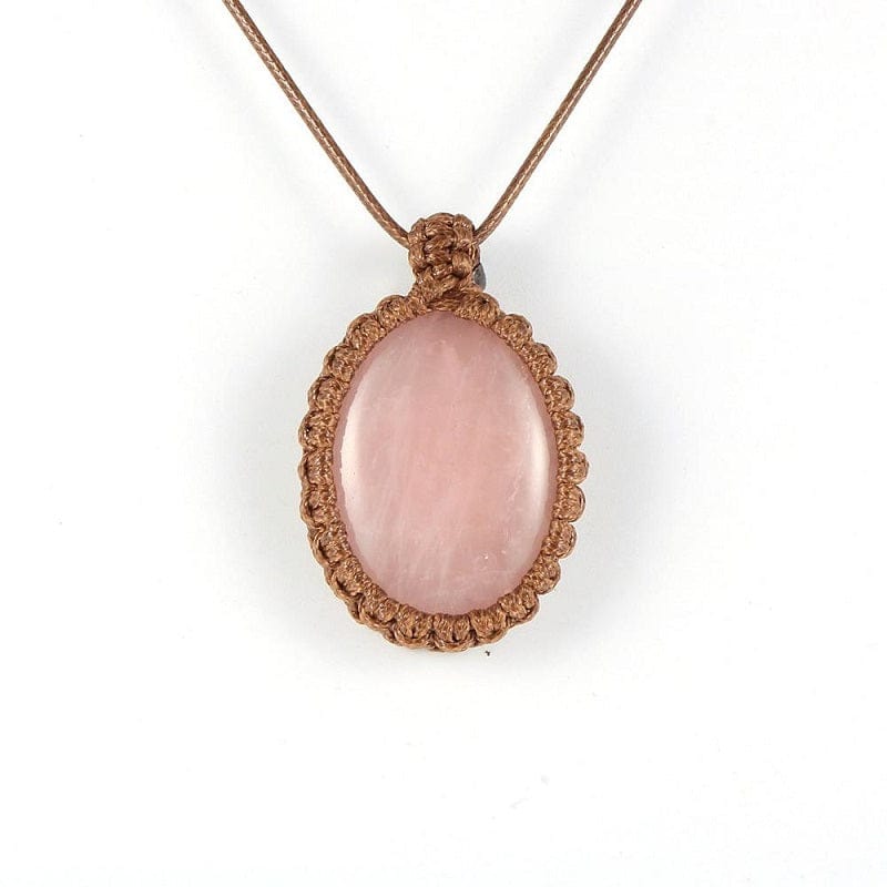 Collier Macramé Éclat de Pierre Esprit Macramé