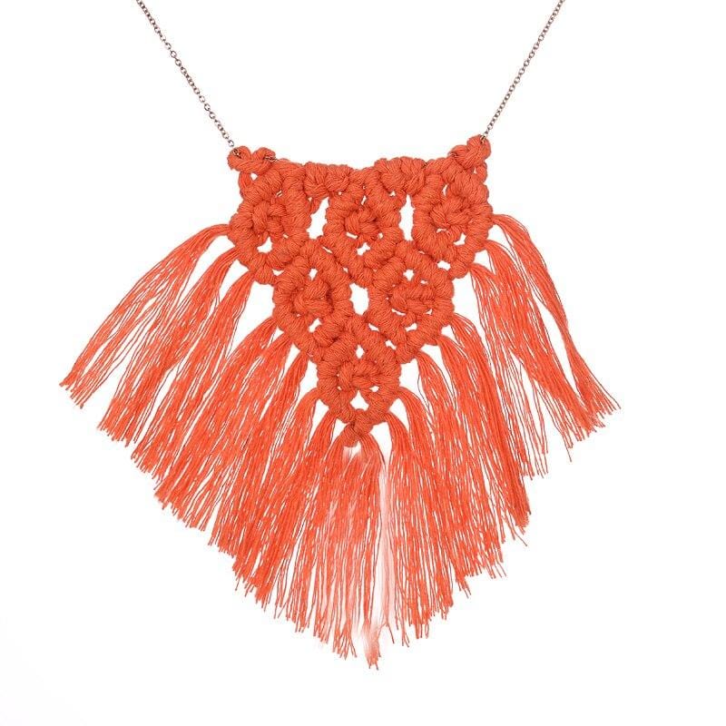 Collier Macramé Élégance Esprit Macramé