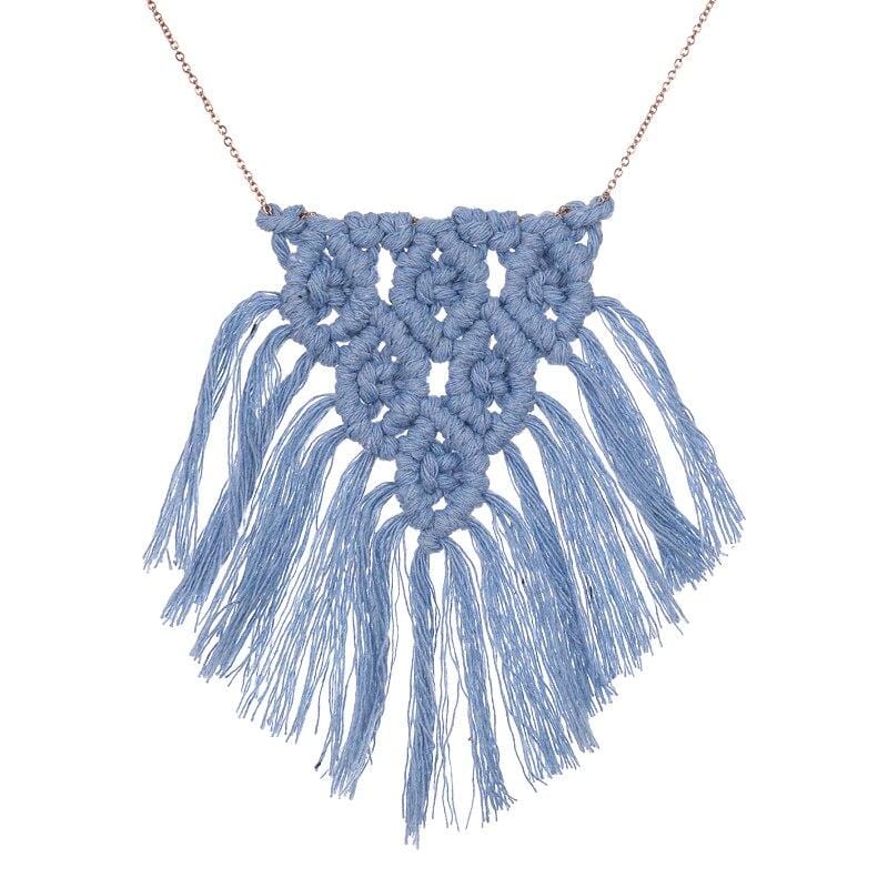 Collier Macramé Élégance Esprit Macramé