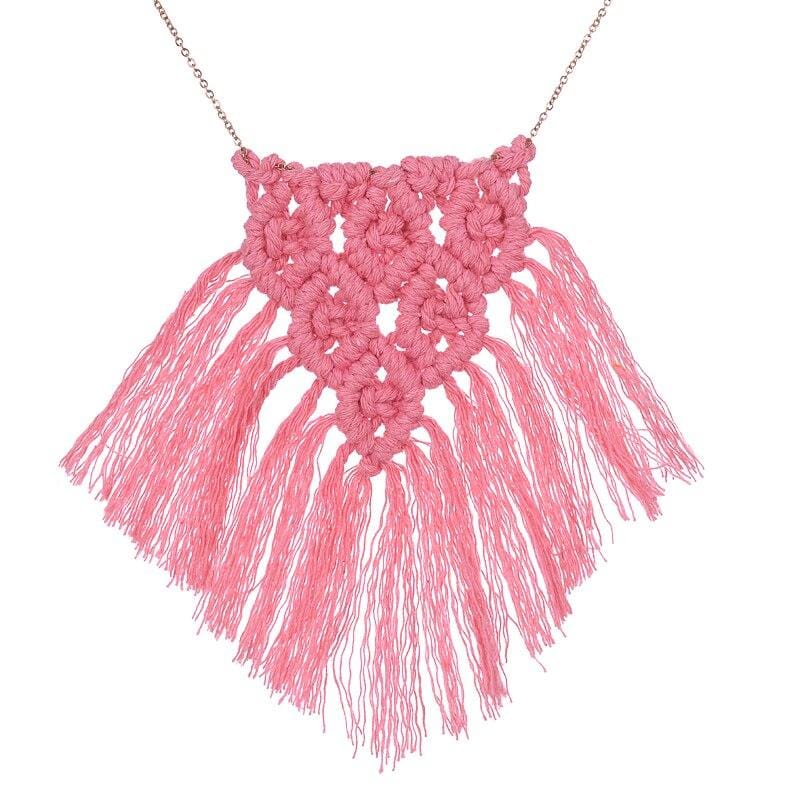 Collier Macramé Élégance Esprit Macramé