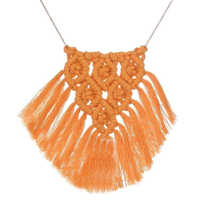Collier Macramé Élégance Esprit Macramé