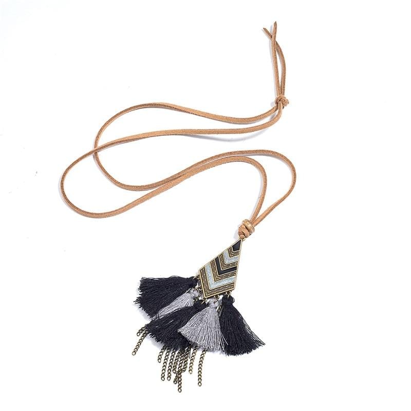 Collier Macramé Élégance Esprit Macramé
