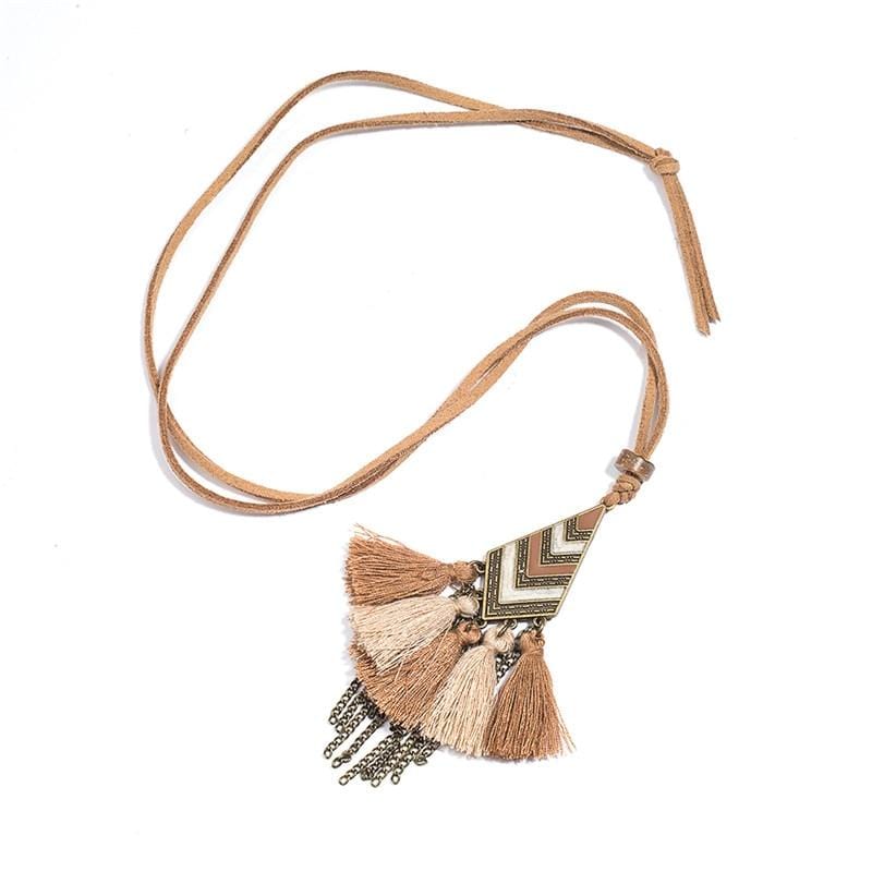 Collier Macramé Élégance Esprit Macramé