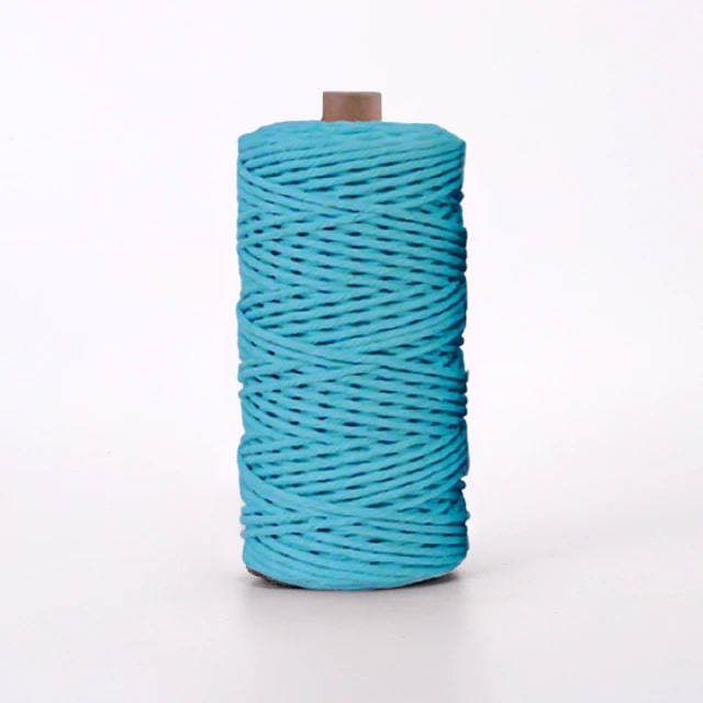 Corde Macramé 3 mm Bleu Canard - 100m Édition Exclusive Esprit Macramé
