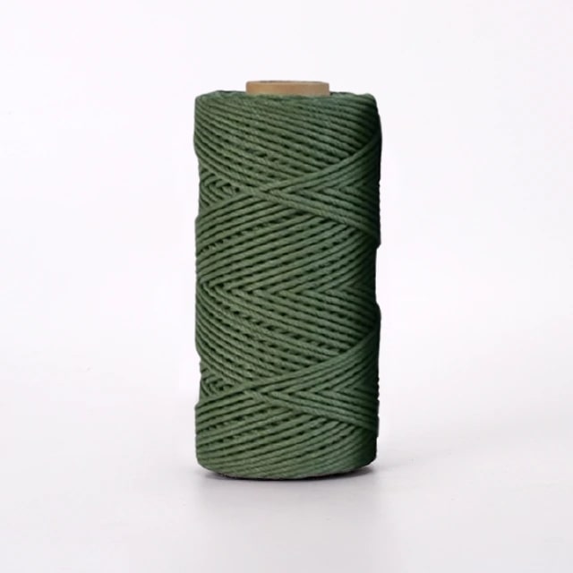 Corde Macramé Kaki 2mm - 100m Édition Premium Esprit Macramé