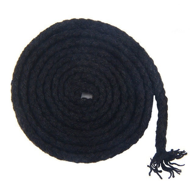 Corde Macramé noire de 5 mm - 20 m d’élégance artisanale Esprit Macramé