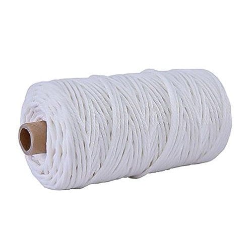 Corde Macramé Premium 2 mm Blanc - Roulot de 100 m Esprit Macramé