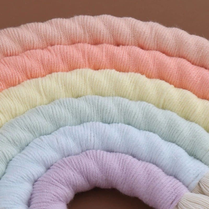 Coton Macramé : L'Arc-en-Ciel Éclatant Esprit Macramé