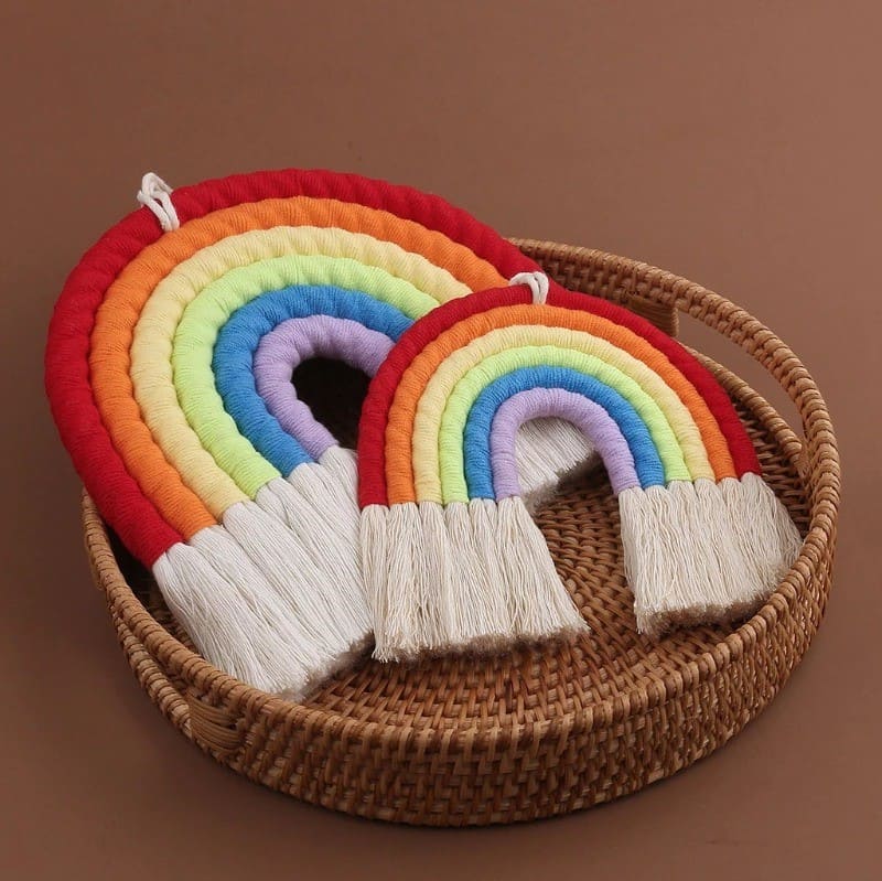 Coton Macramé : L'Arc-en-Ciel Éclatant Esprit Macramé