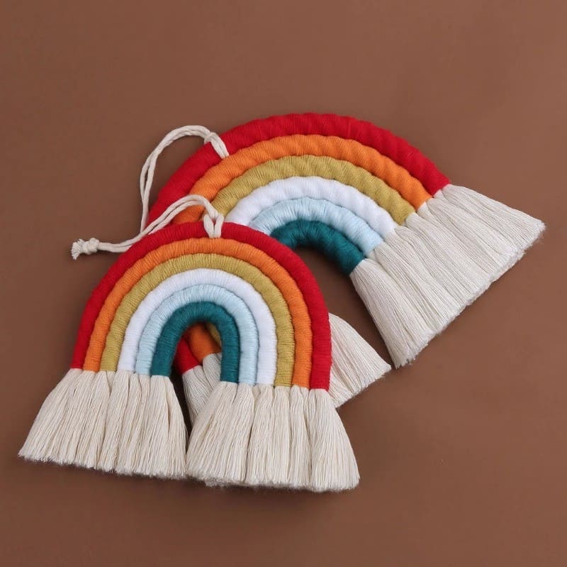 Coton Macramé : L'Arc-en-Ciel Éclatant Esprit Macramé