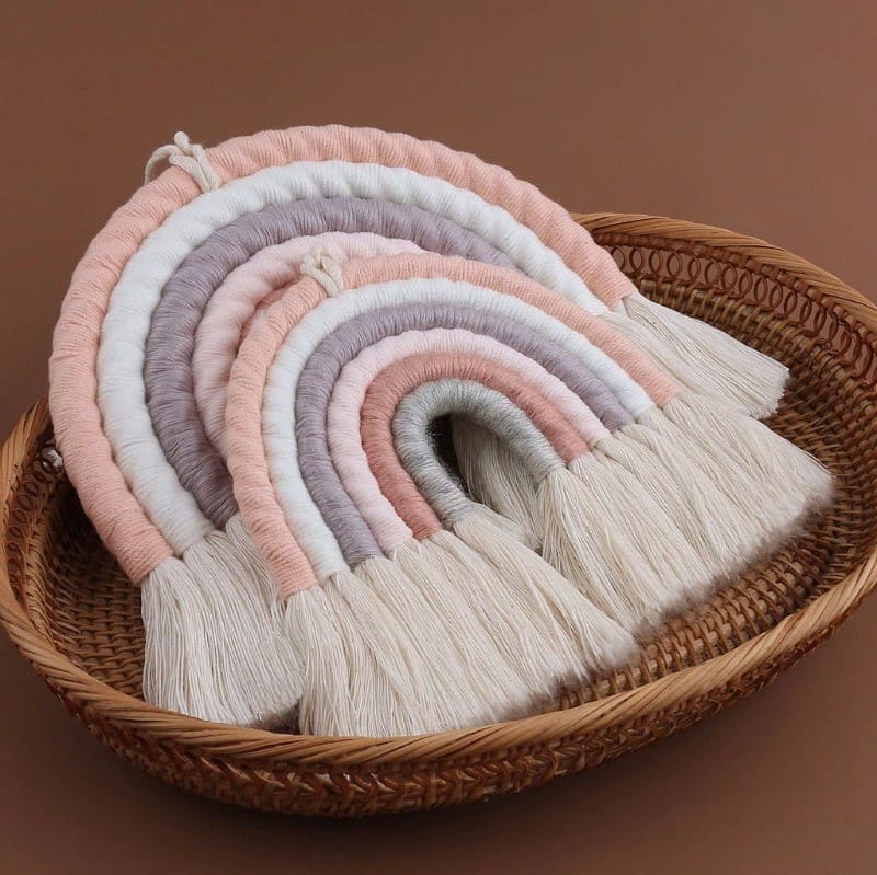 Coton Macramé : L'Arc-en-Ciel Éclatant Esprit Macramé
