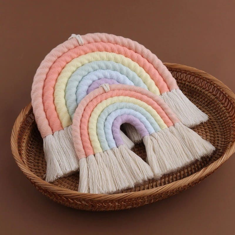 Coton Macramé : L'Arc-en-Ciel Éclatant Esprit Macramé