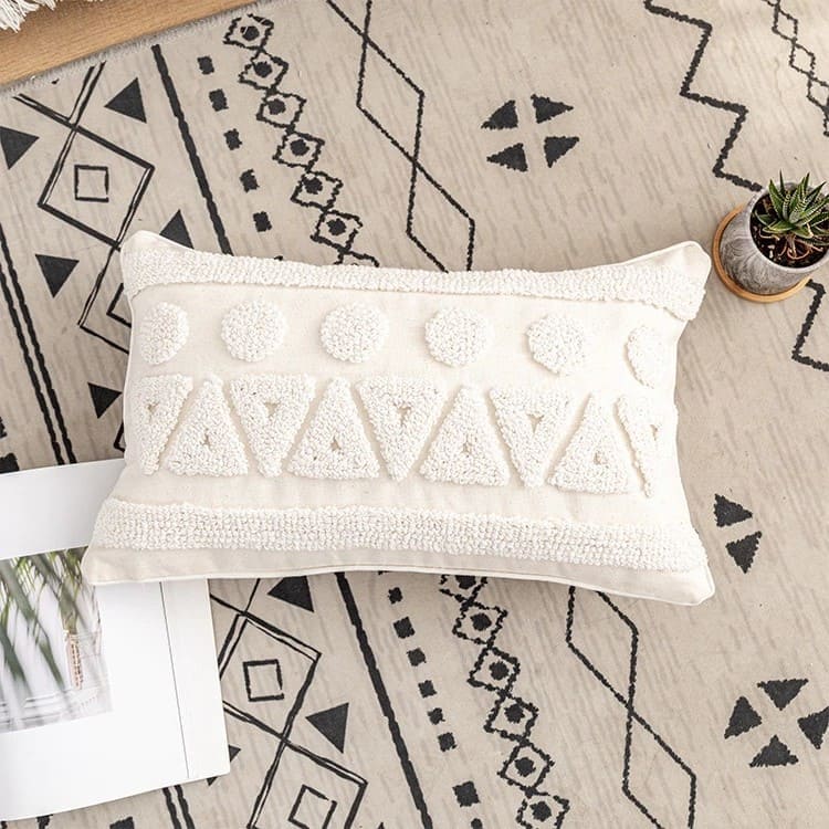 Coussin Déco Bohème en Macramé Chic Esprit Macramé