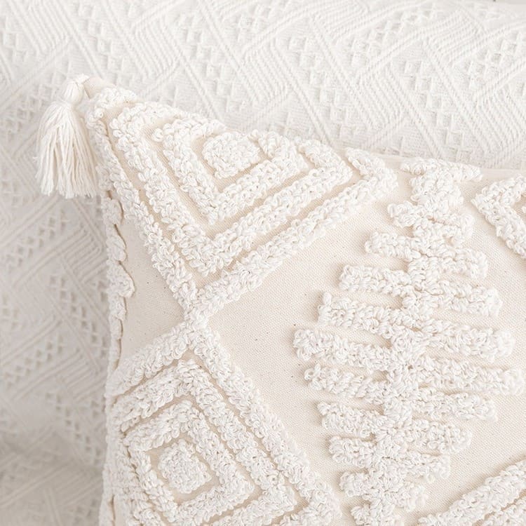 Coussin Déco Bohème en Macramé Chic Esprit Macramé