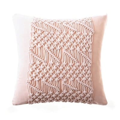 Coussin Macramé Extérieur Éclat Naturel Esprit Macramé