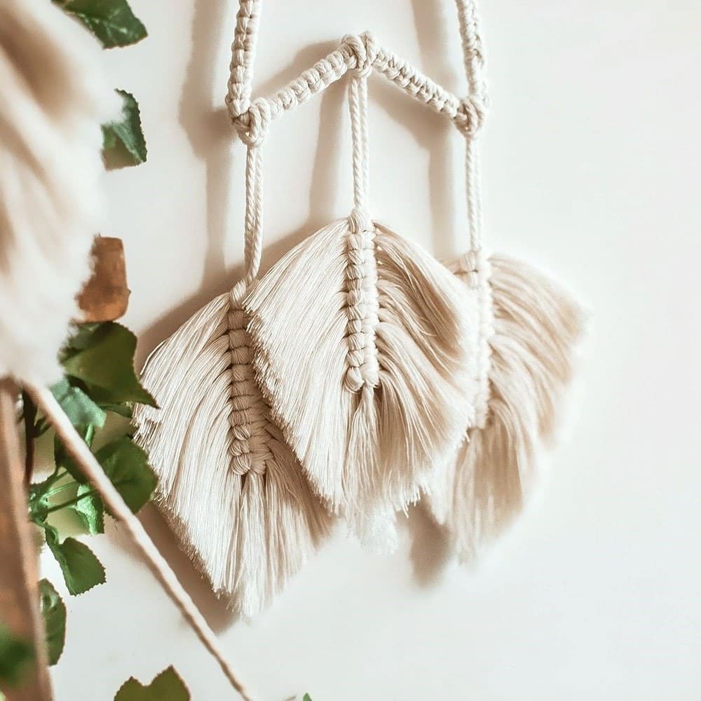 Ensemble de 2 attrapes rêves en Macramé de la marque Esprit Macramé Esprit Macramé