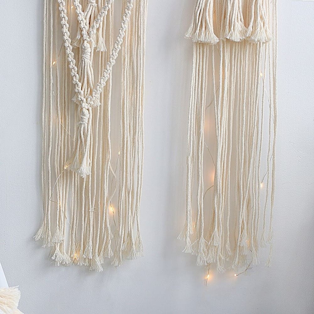 Ensemble de 2 attrapes rêves en Macramé de la marque Esprit Macramé Esprit Macramé