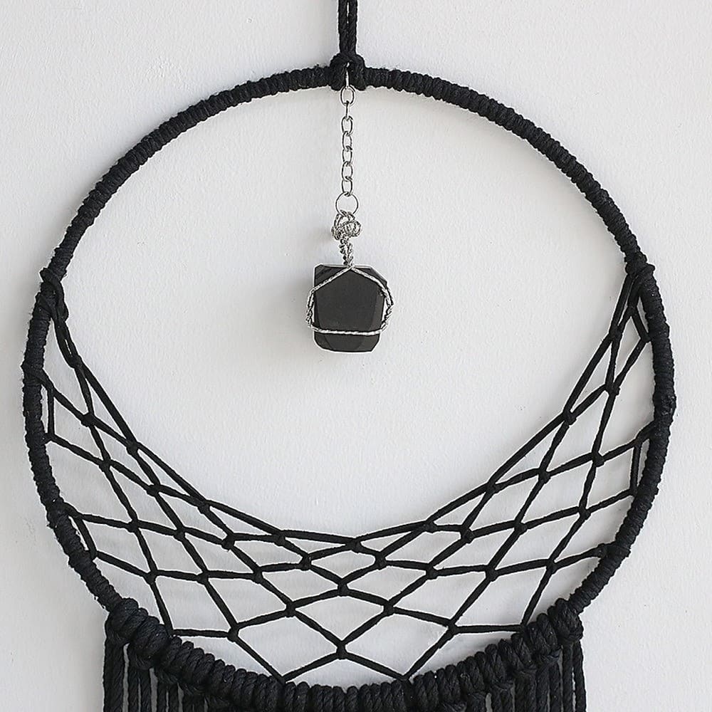 Ensemble de 3 Attrapes-Rêves en Macramé Élégants Esprit Macramé
