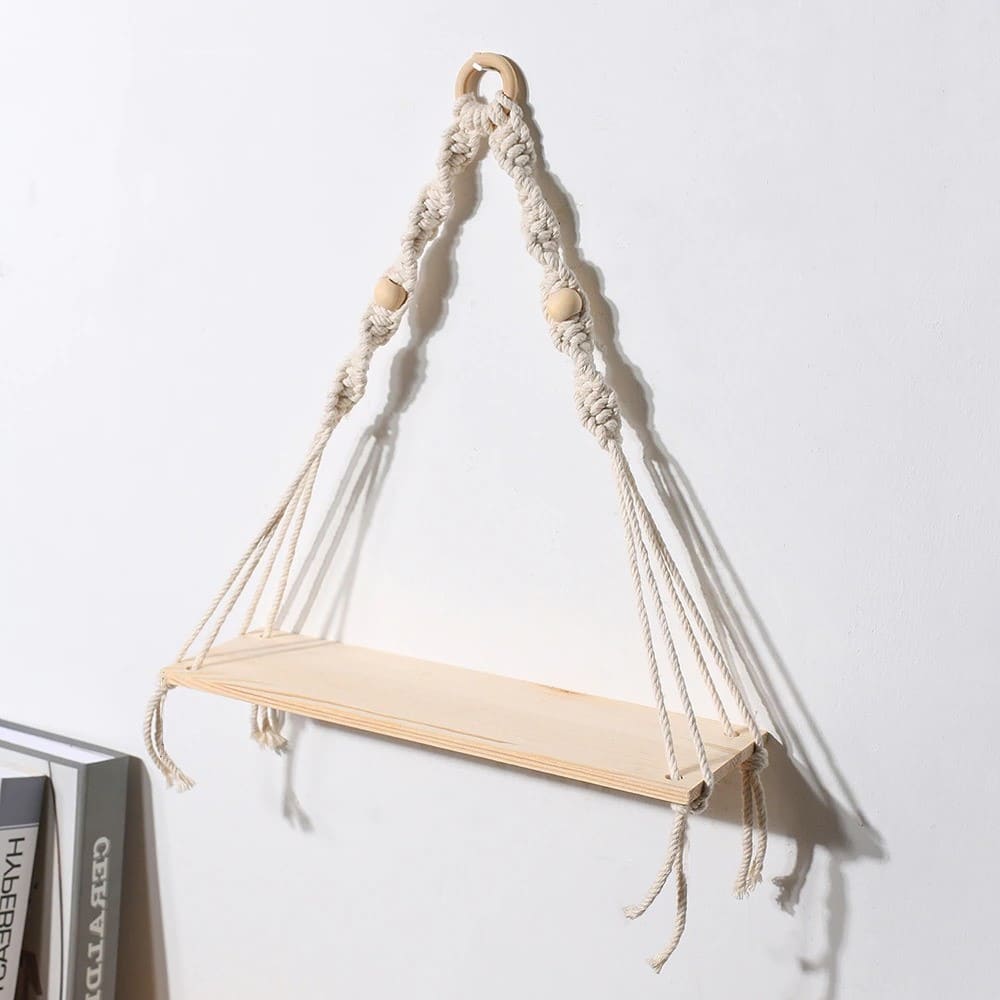 Étagère Murale Macramé Élégance Esprit Macramé