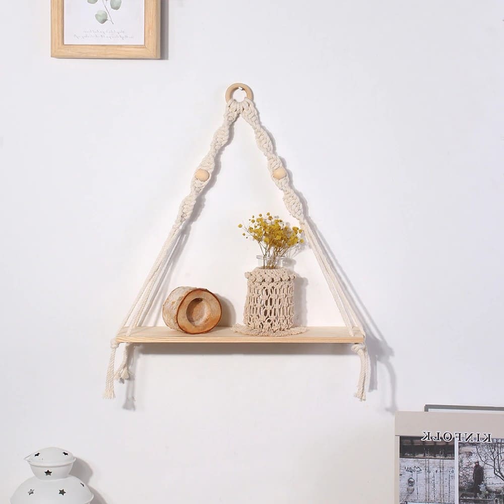 Étagère Murale Macramé Élégance Esprit Macramé