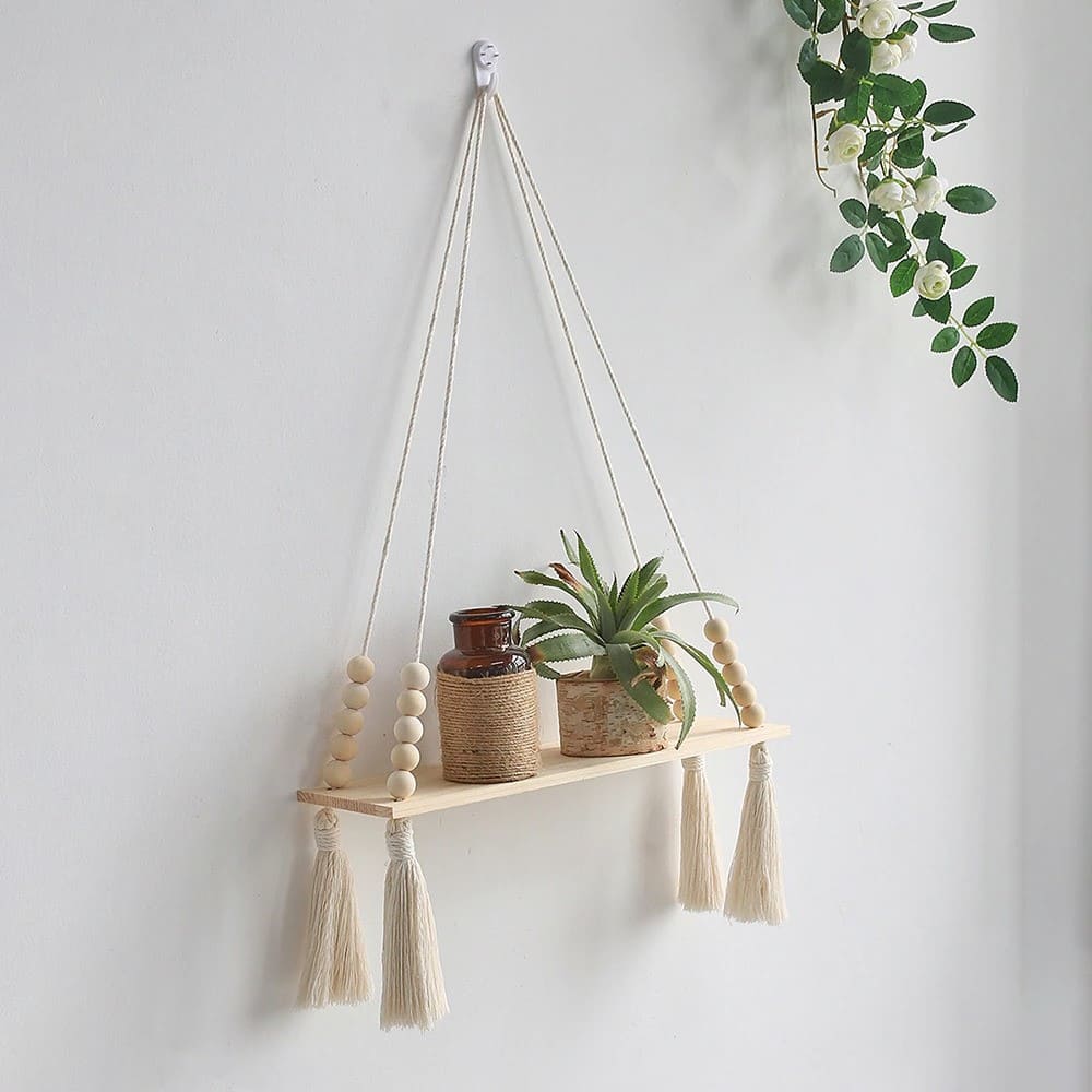 Étagère Murale Macramé Élégance Esprit Macramé