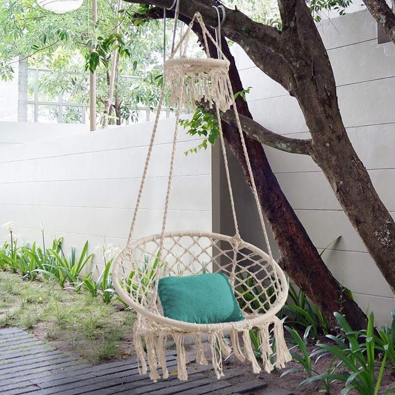 Fauteuil Hamac Macramé Élégance Esprit Macramé