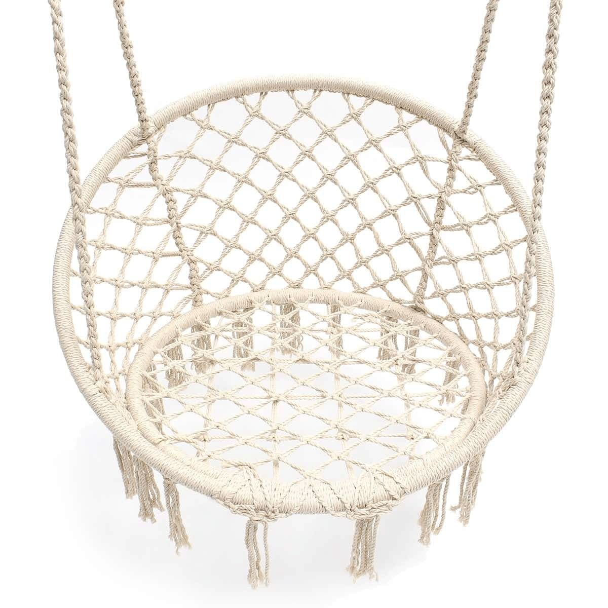 Fauteuil Suspendu Macramé Chic Esprit Macramé
