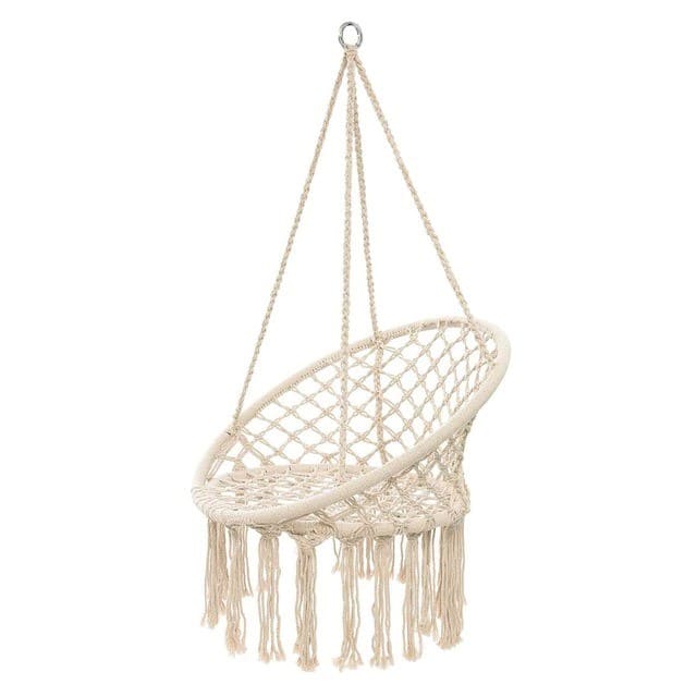 Fauteuil Suspendu Macramé Chic Esprit Macramé