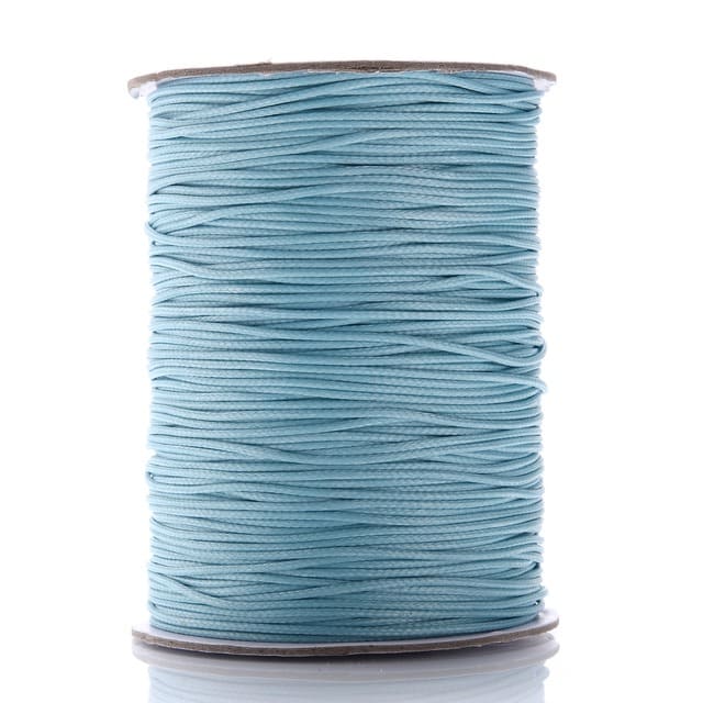 Fil ciré Linhasita Bleu Éclat 2mm - Rouleau de 20m Esprit Macramé