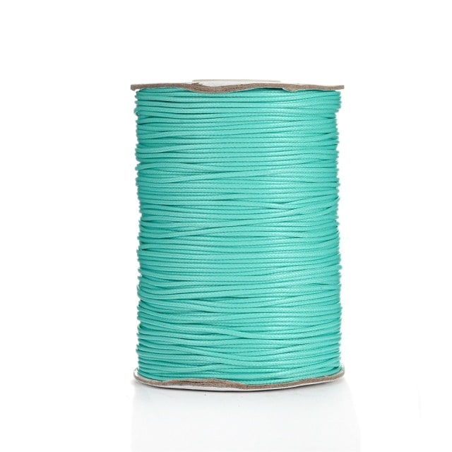 Fil ciré Linhasita Bleu Éclat 2mm - Rouleau de 20m Esprit Macramé