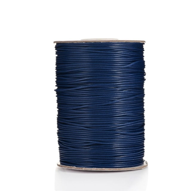 Fil ciré Linhasita Bleu Éclat 2mm - Rouleau de 20m Esprit Macramé