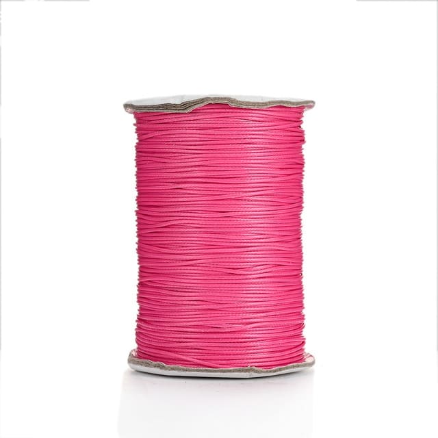 Fil ciré Linhasita rose 2mm - Mètre Magique 20m Esprit Macramé