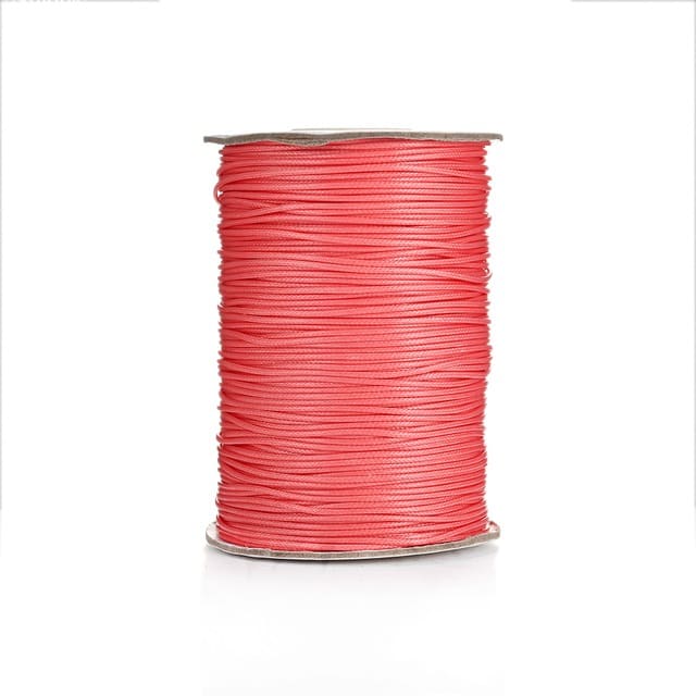 Fil ciré Linhasita rose 2mm - Mètre Magique 20m Esprit Macramé