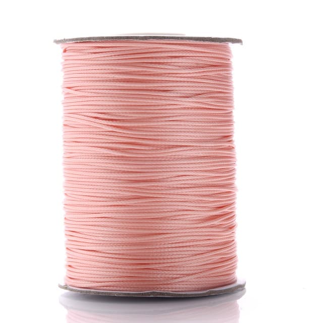 Fil ciré Linhasita rose 2mm - Mètre Magique 20m Esprit Macramé