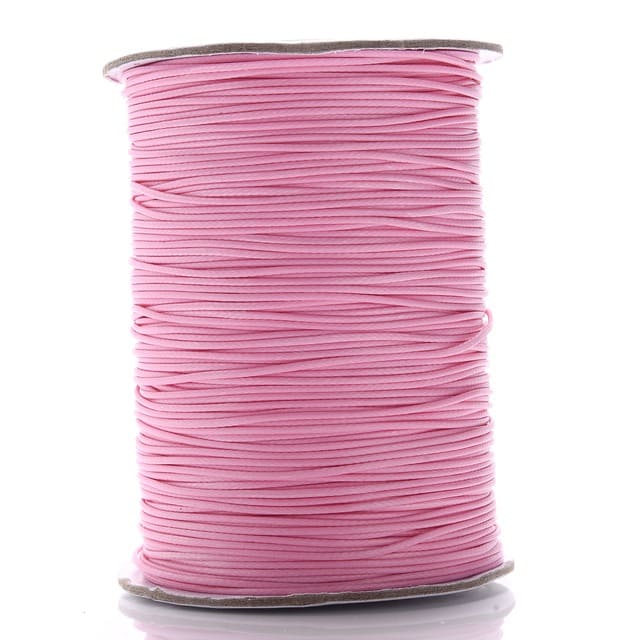 Fil ciré Linhasita rose 2mm - Mètre Magique 20m Esprit Macramé