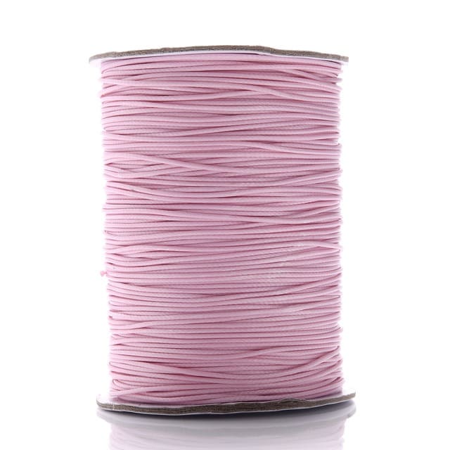 Fil ciré Linhasita rose 2mm - Mètre Magique 20m Esprit Macramé