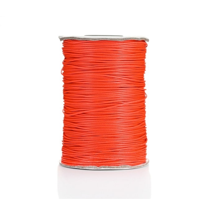 Fil ciré Linhasita Rouge 2mm - Bobine de 20m Esprit Macramé