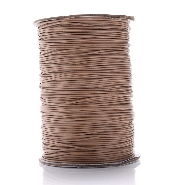 Fil Ciré Premium Linhasita Marron 2mm - 20m Esprit Macramé