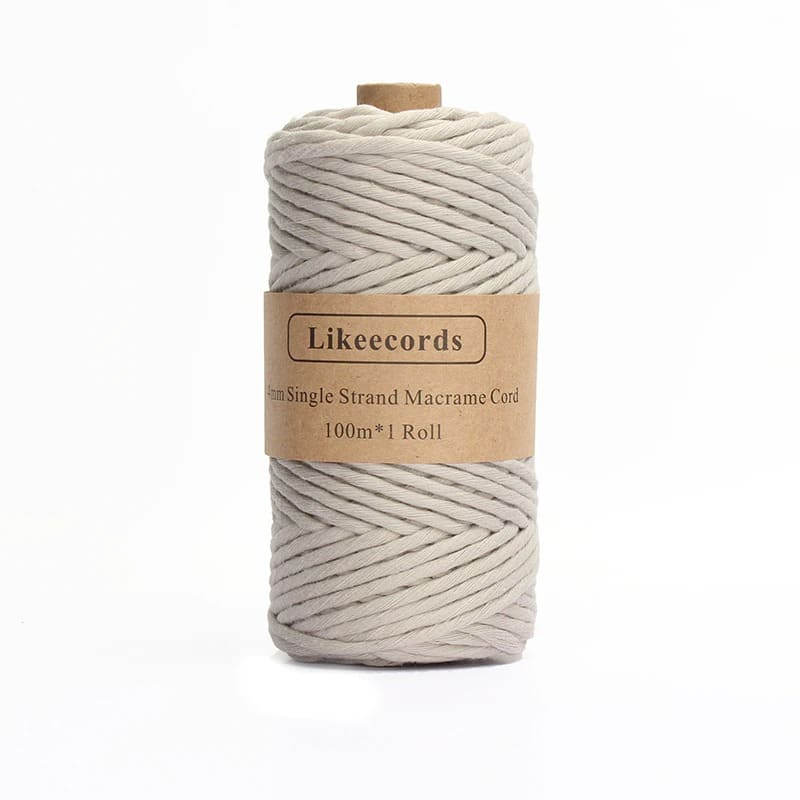 Fil de Macramé en coton 4 mm - 100m by Esprit Macramé Esprit Macramé