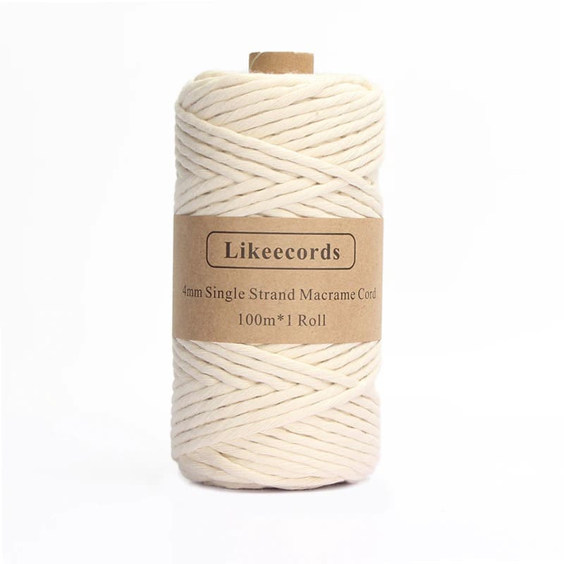 Fil de Macramé en coton 4 mm - 100m by Esprit Macramé Esprit Macramé