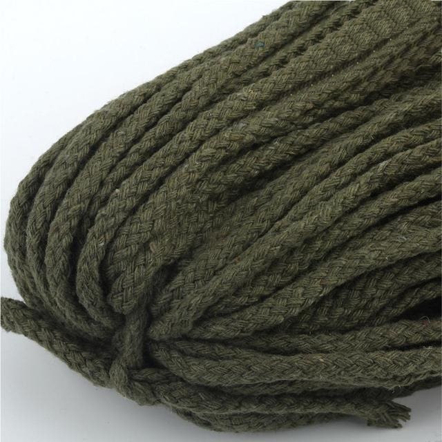 Fil de Macramé vert 5mm - Rouleau de 30m Esprit Macramé