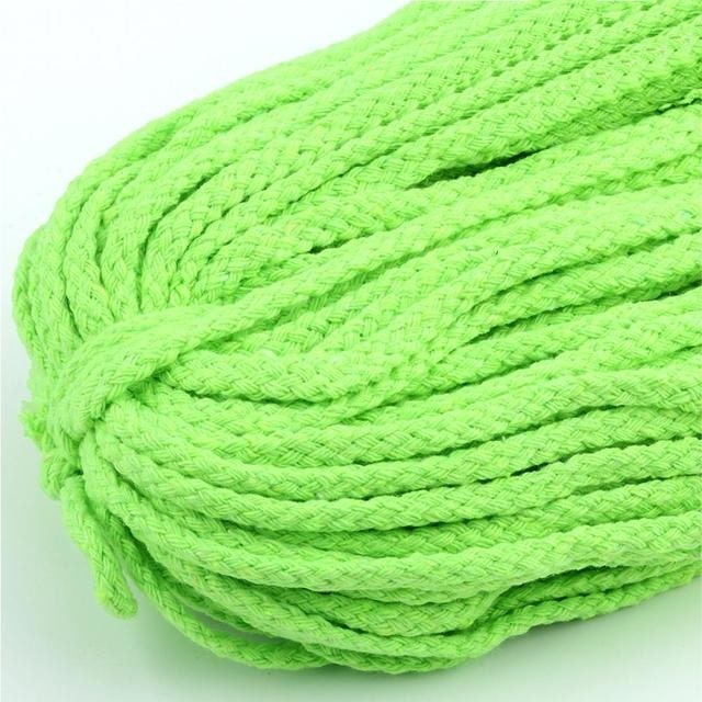 Fil de Macramé vert 5mm - Rouleau de 30m Esprit Macramé