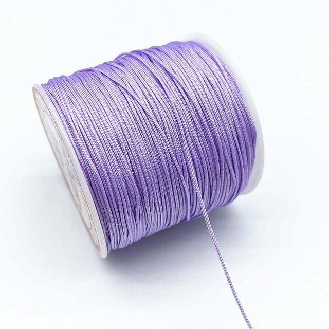 Fil en nylon tressé violet 0,8 mm - 100m Premium Esprit Macramé