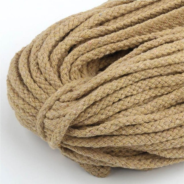 Fil Macramé beige premium 5mm - 30 mètres Esprit Macramé