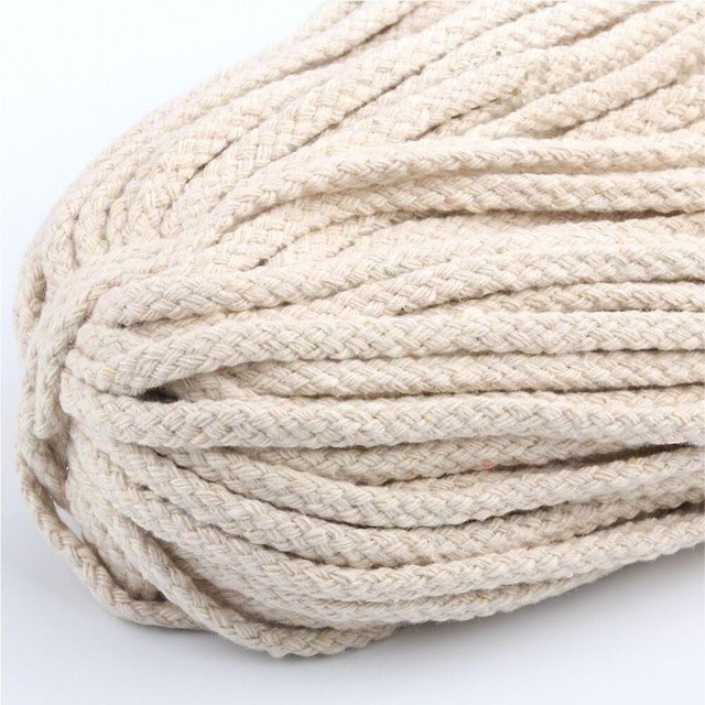 Fil Macramé beige premium 5mm - 30 mètres Esprit Macramé