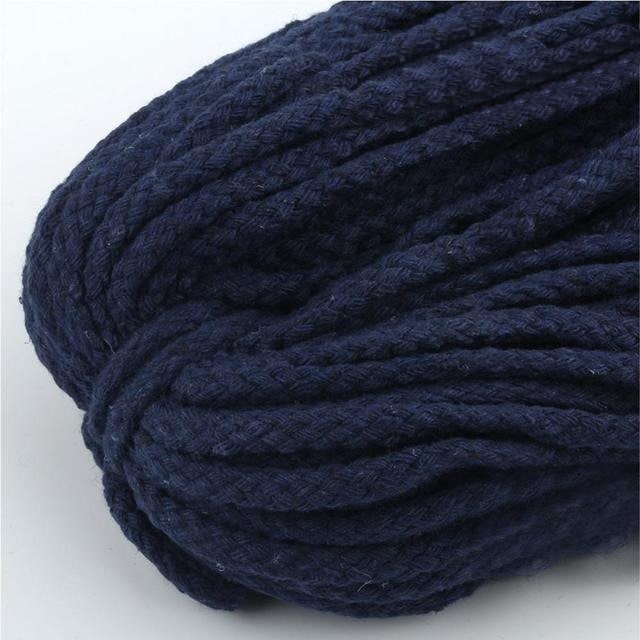 Fil Macramé Bleu Élégance 5mm - 30m Esprit Macramé